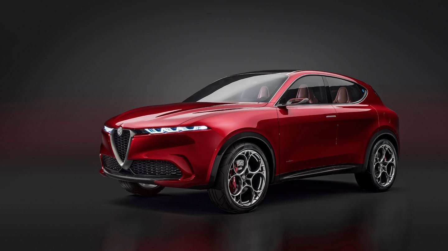 The Tonale, due to be one of the last internal-combustion Alfa Romeos.
