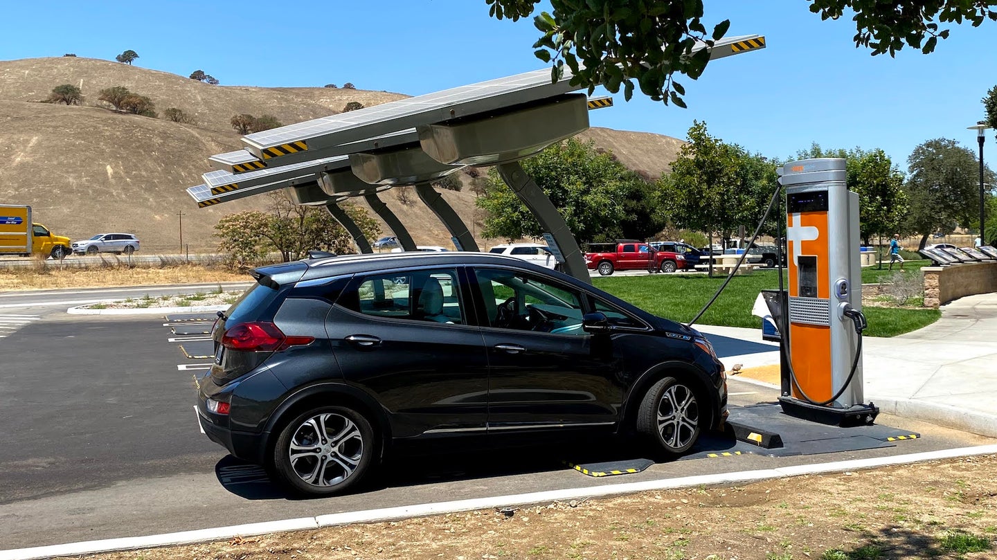 Biden’s Infrastructure Bill Will Put More EV Chargers Along Highways