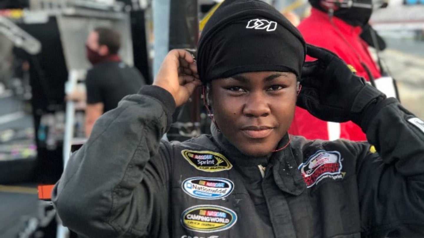 From Soccer to NASCAR: How Dalanda Ouendeno Made It to a Racing Pit Crew