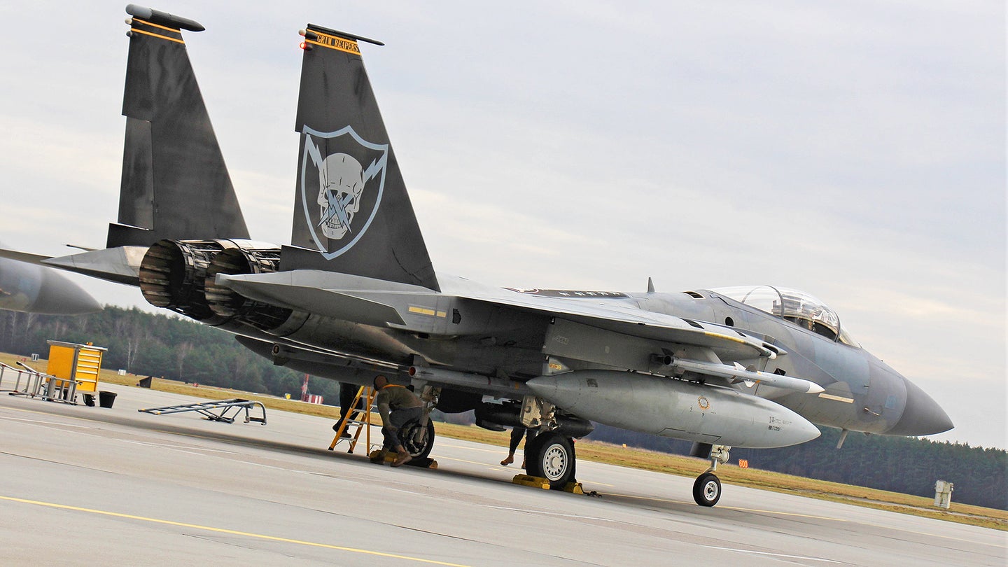 Fully Armed Grim Reaper F-15 Eagles Arrive In Poland In Response To Russian Build-Up