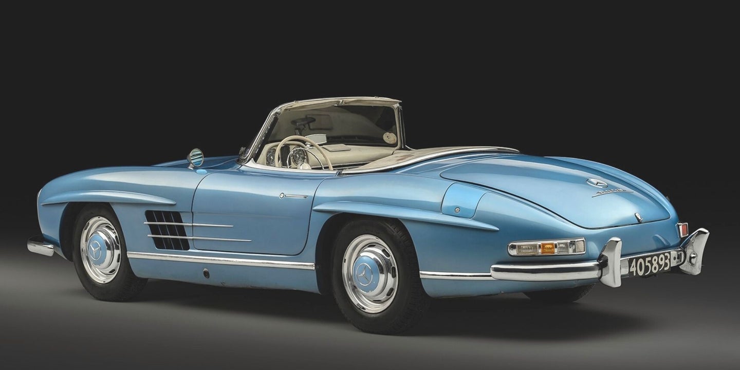 For Sale: Juan Manuel Fangio’s Hallowed 1958 Mercedes-Benz 300 SL Roadster