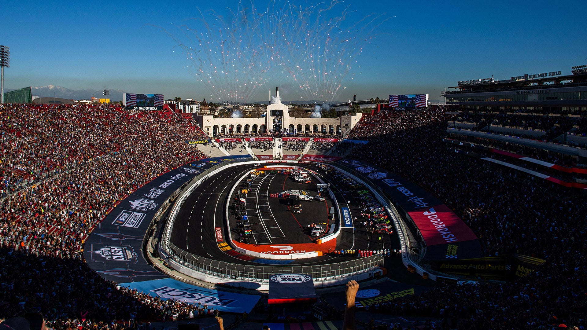 NASCARs Clash at the LA Coliseum Threw Out All Tradition