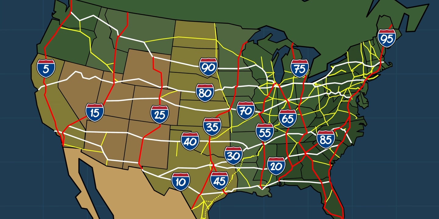 Here’s the Surprising Logic Behind America’s Interstate Highway Numbers