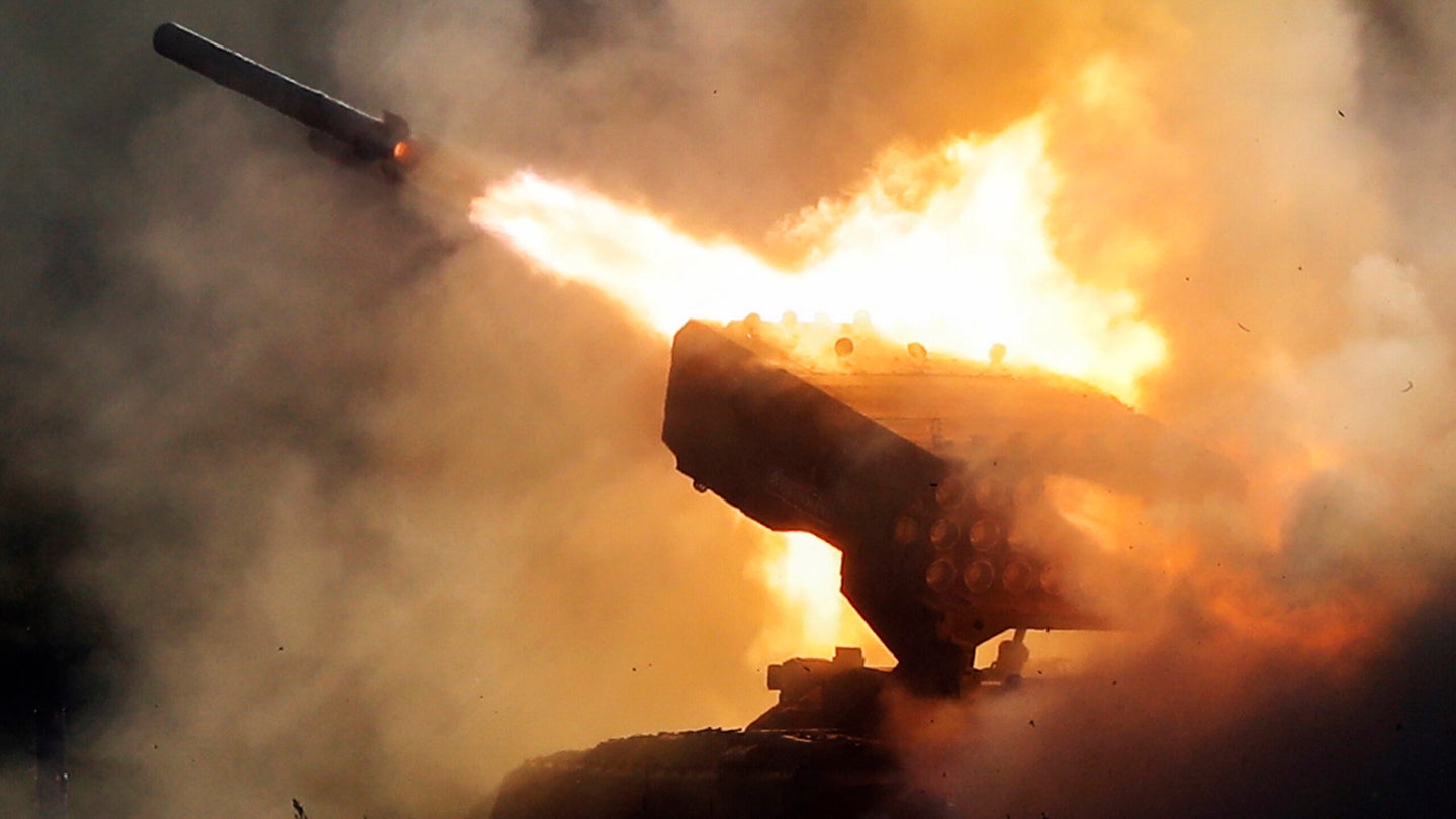 The Truth About Russia’s Terrifying TOS-1A Thermobaric Rocket Launchers Now In Ukraine