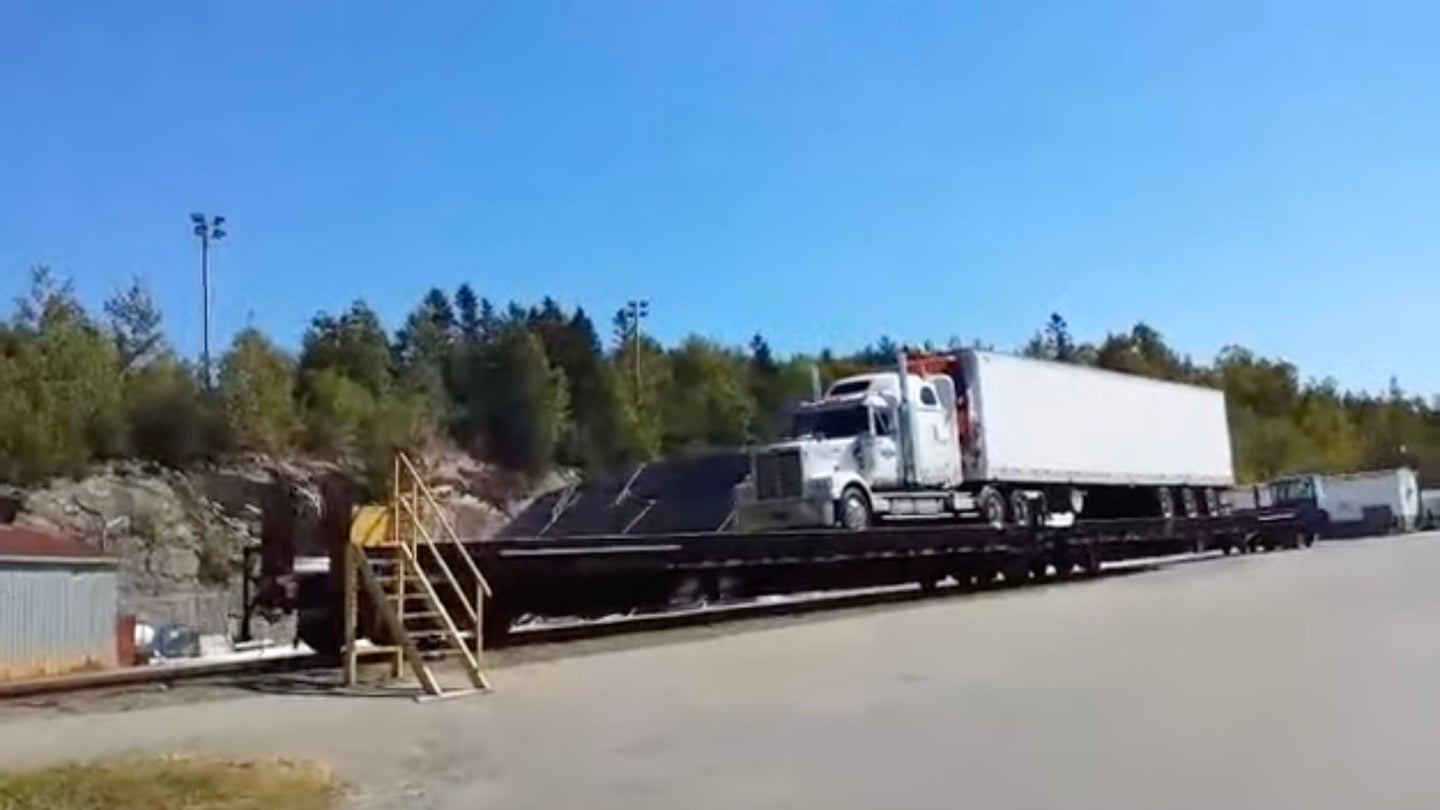 This 200-Foot-Long Railway to Nowhere Is Actually a Brilliant Shipping Loophole
