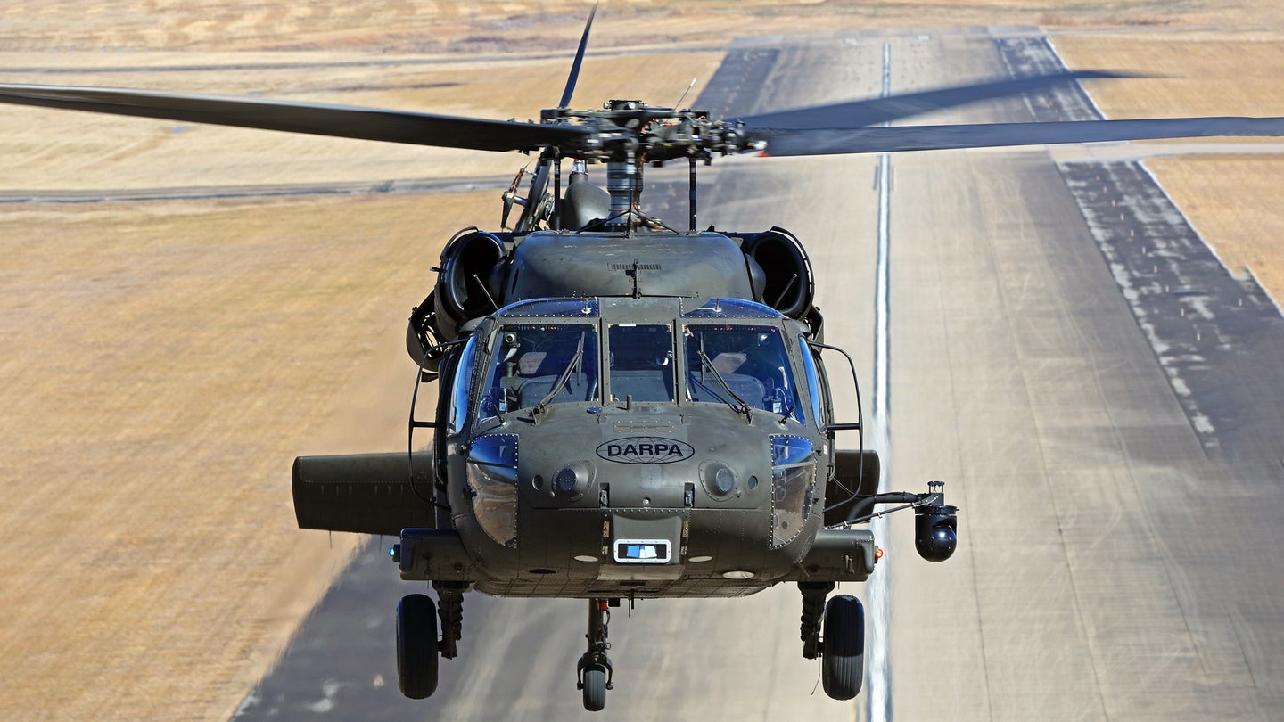 A UH-60 Black Hawk Helicopter Just Flew Without Anyone Onboard For The First Time