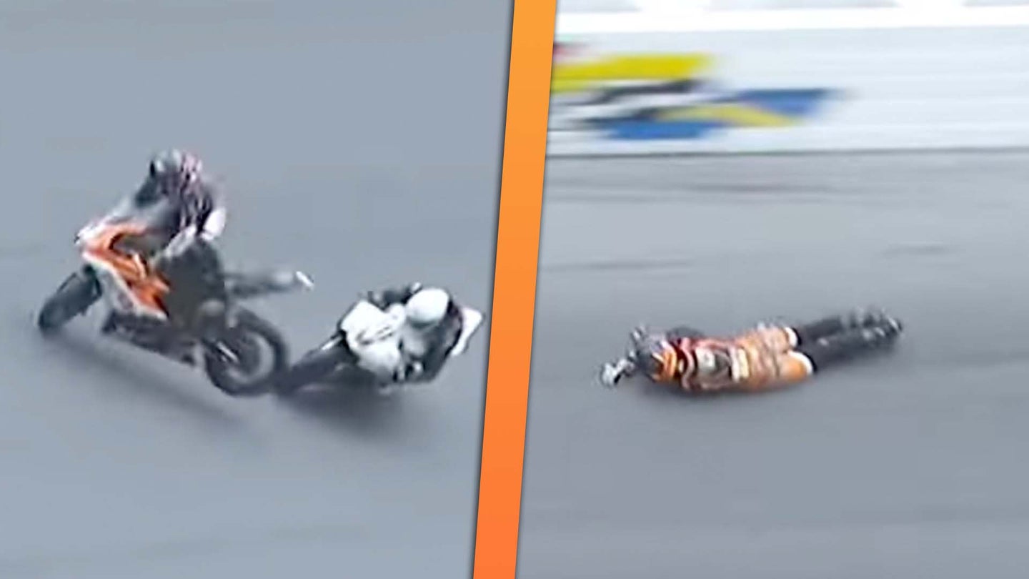 Here’s How This Rider Walked Away From a Terrifying Sportbike Crash at Daytona