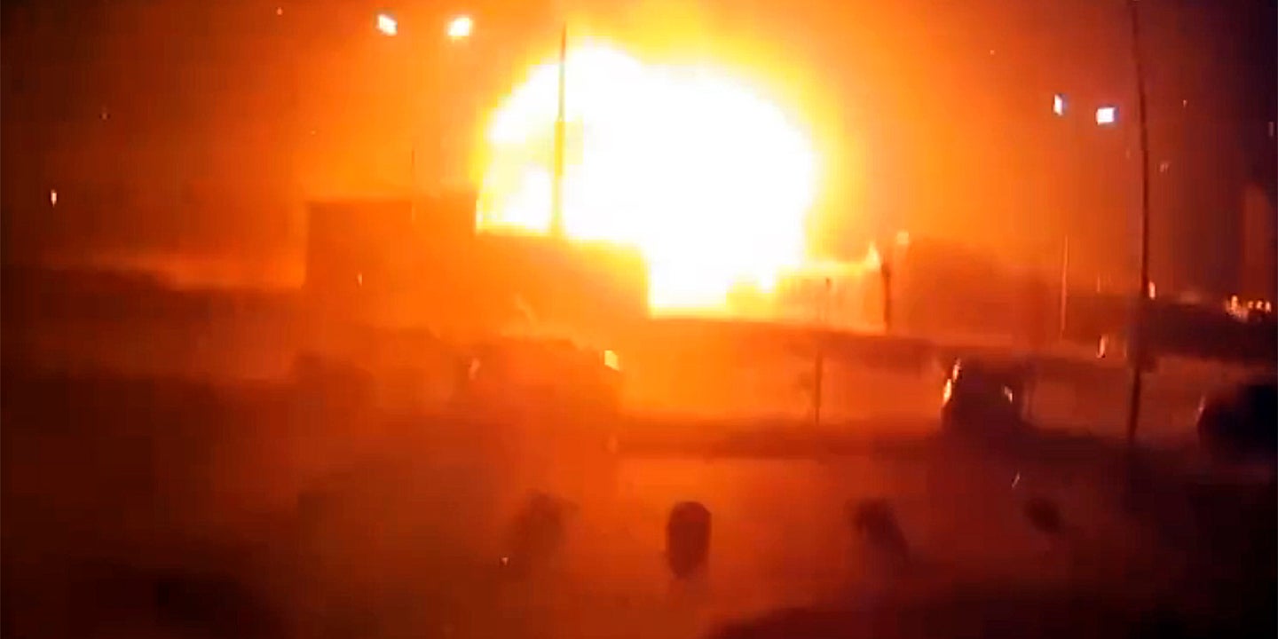 Massive Explosion Hits Shopping Mall Area Overnight In Kyiv