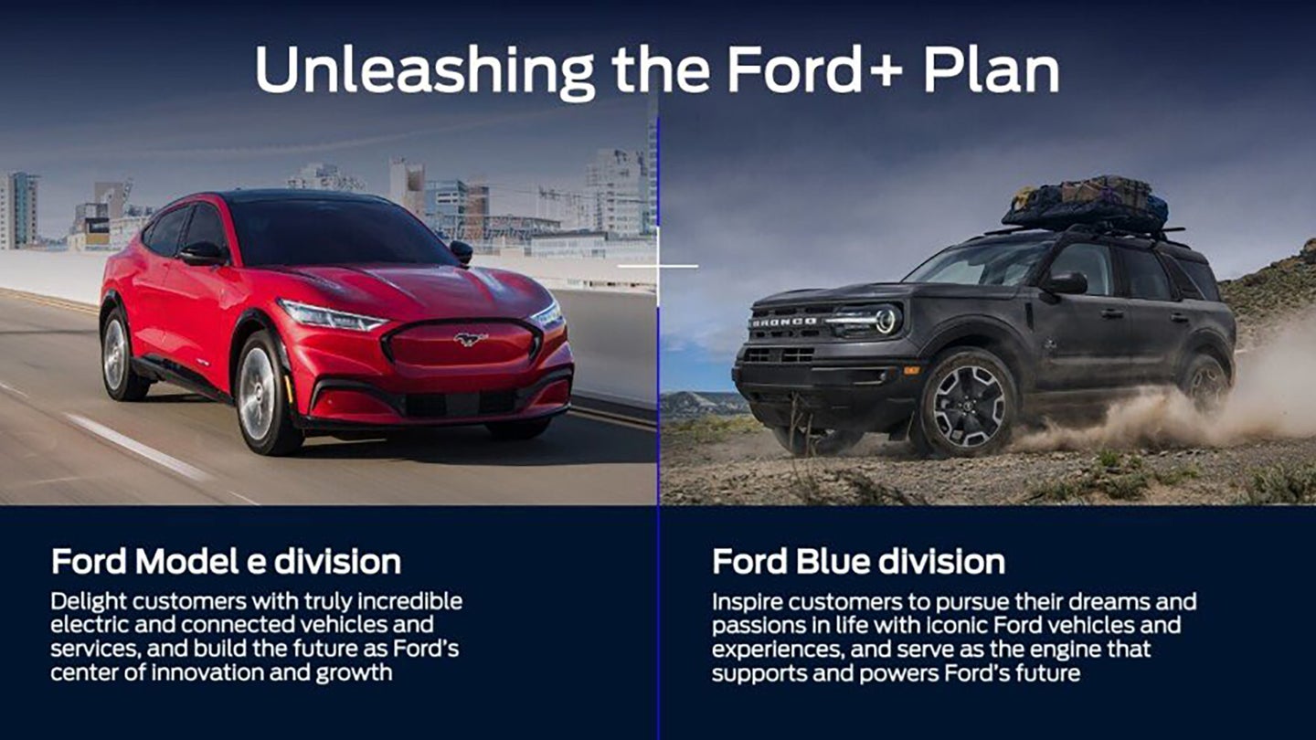 Ford to Split Its EV Operations Into a Separate Business Unit