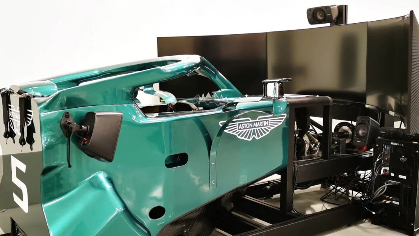 An Actual F1 Car Was Used to Make Sebastian Vettel&#8217;s Home Sim Racing Rig