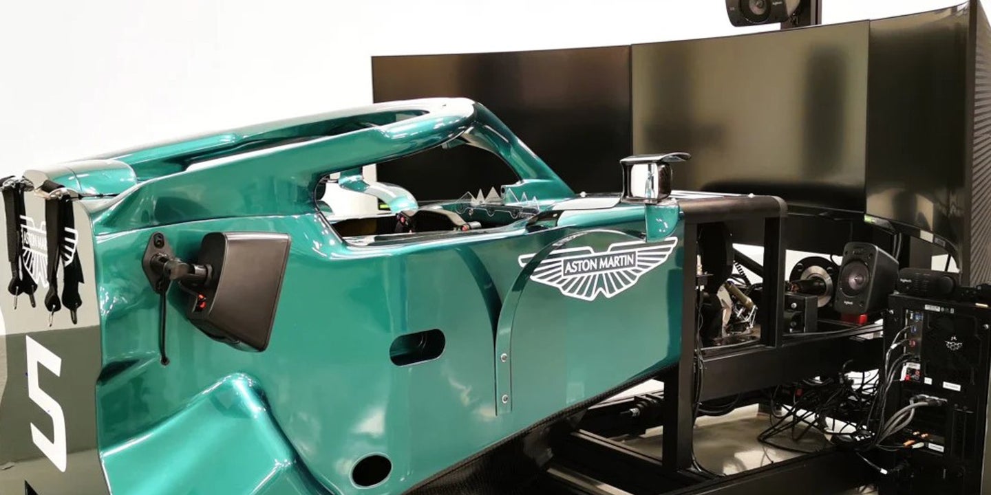 An Actual F1 Car Was Used to Make Sebastian Vettel’s Home Sim Racing Rig