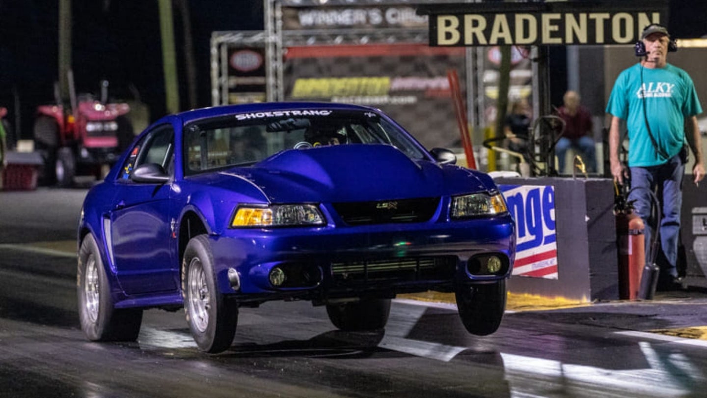 This 1999 Ford Mustang Shell Was Transformed into a Drag Racing Rocket in 36 Days