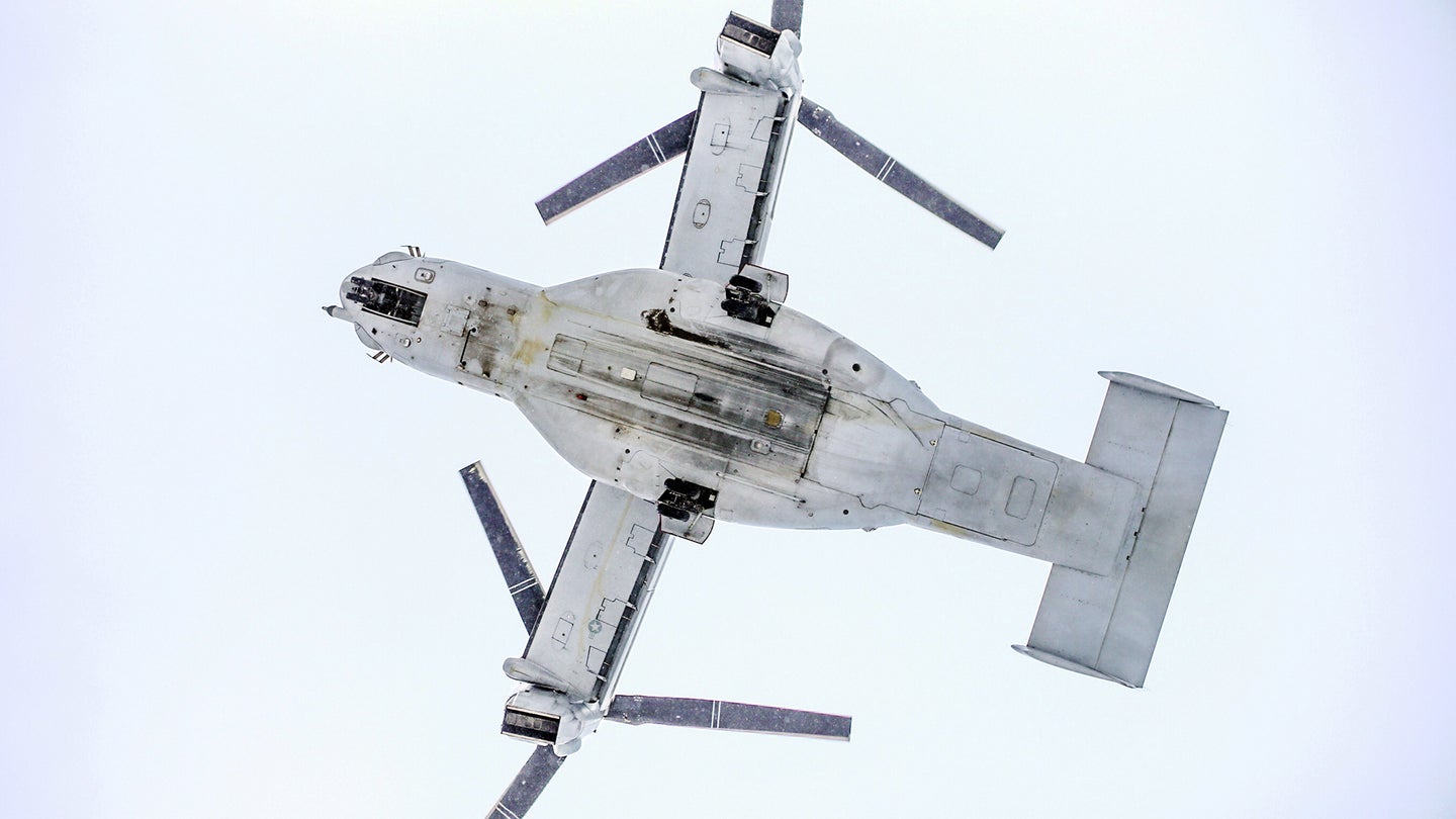 Four Marines Killed In MV-22 Osprey Crash In Norway