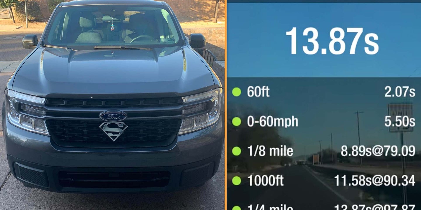 Tuned AWD Ford Maverick Hits 60 MPH in 5.5 Seconds, Still Gets 39 MPG