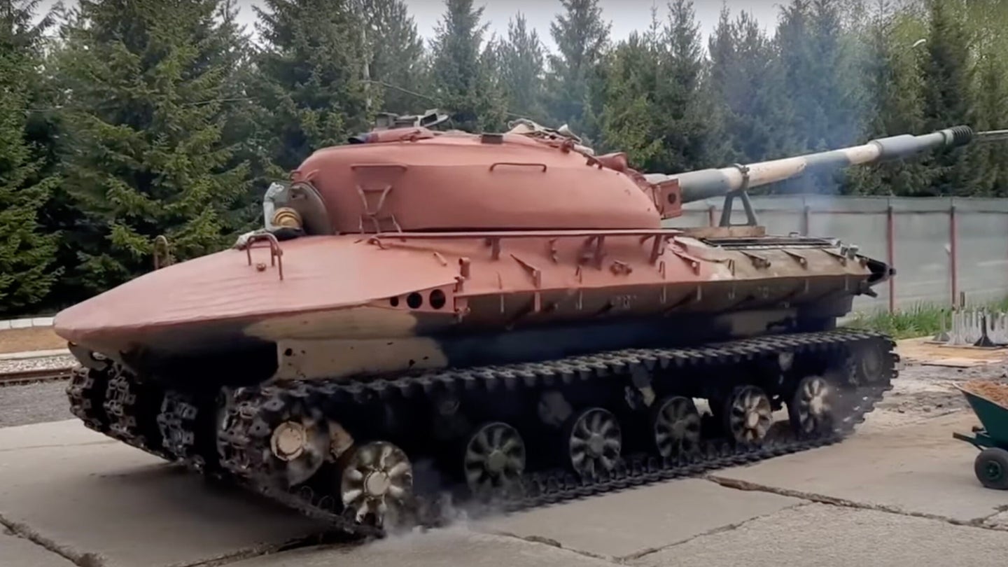 Unique Soviet Monster Tank Designed To Survive A Nuclear Blast Has Roared Back To Life