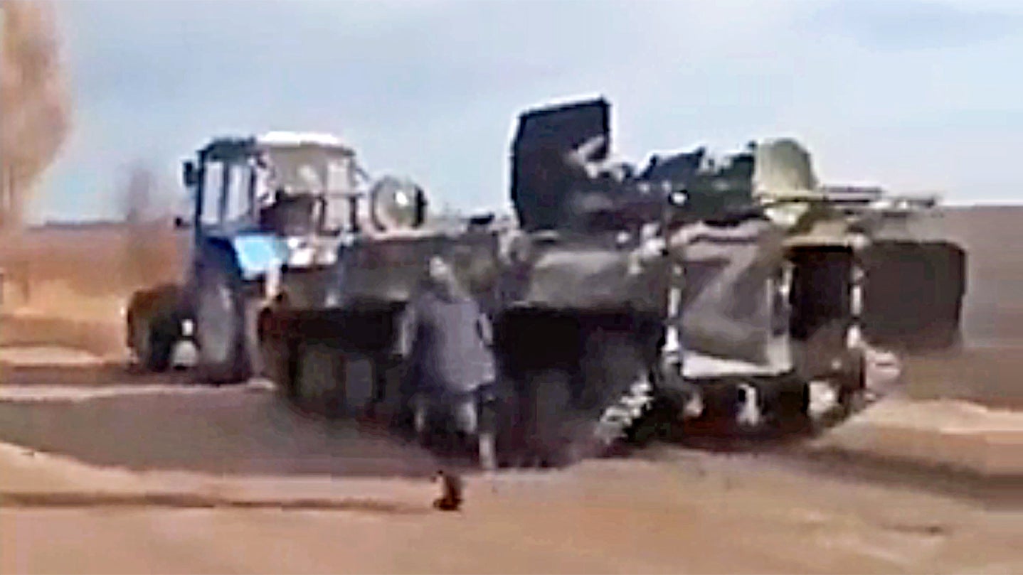 Ukrainians Citizens Are Taking It Upon Themselves To Capture Russian Military Vehicles (Updated)