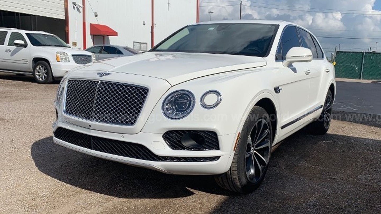 The Postal Service Seized a 2018 Bentley Bentayga. Now You Can Buy It