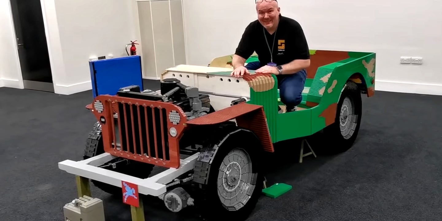 Watching This 120,000-Piece Lego Jeep Fall Apart Hurts My Heart