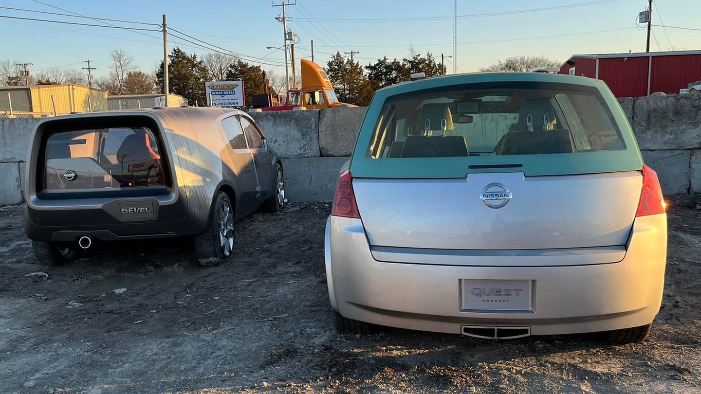 Nissan Concept Cars Found in Tennessee Junkyard, and Yes, They Will Be Crushed