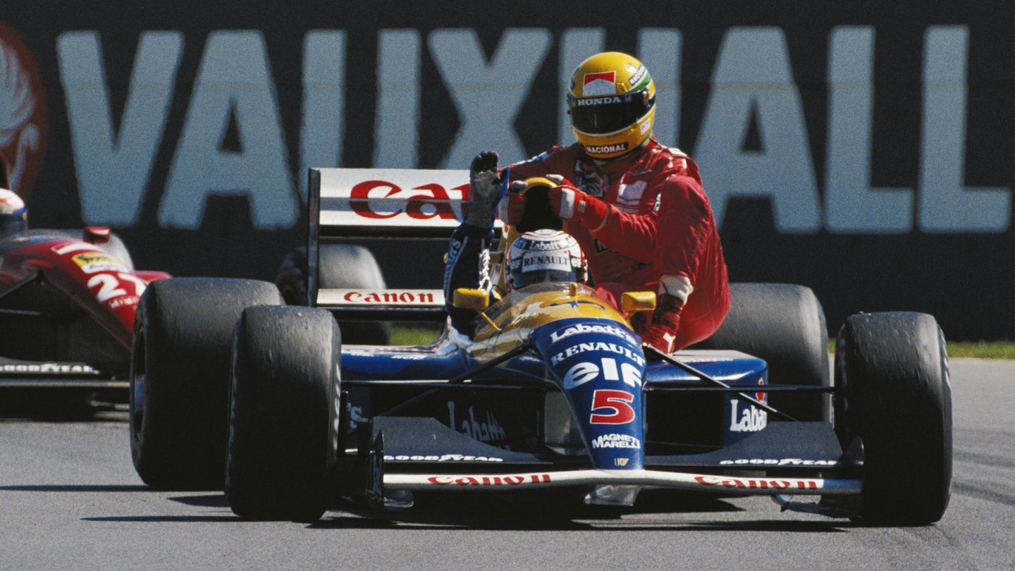 Nigel Mansell’s Famous ‘Senna Taxi’ F1 Car Is Going up for Auction