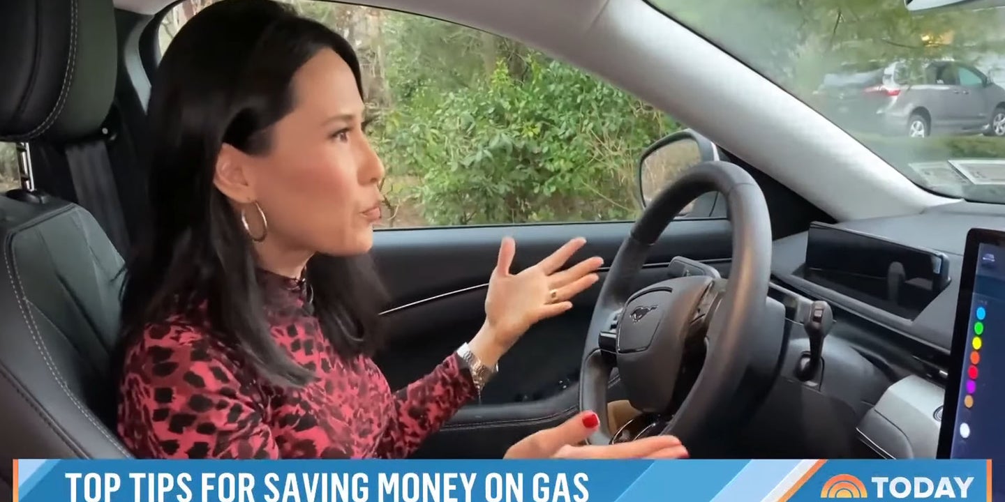 This Today Show Segment on Gas-Saving Tips in a Ford Mustang Mach-E Is Painful