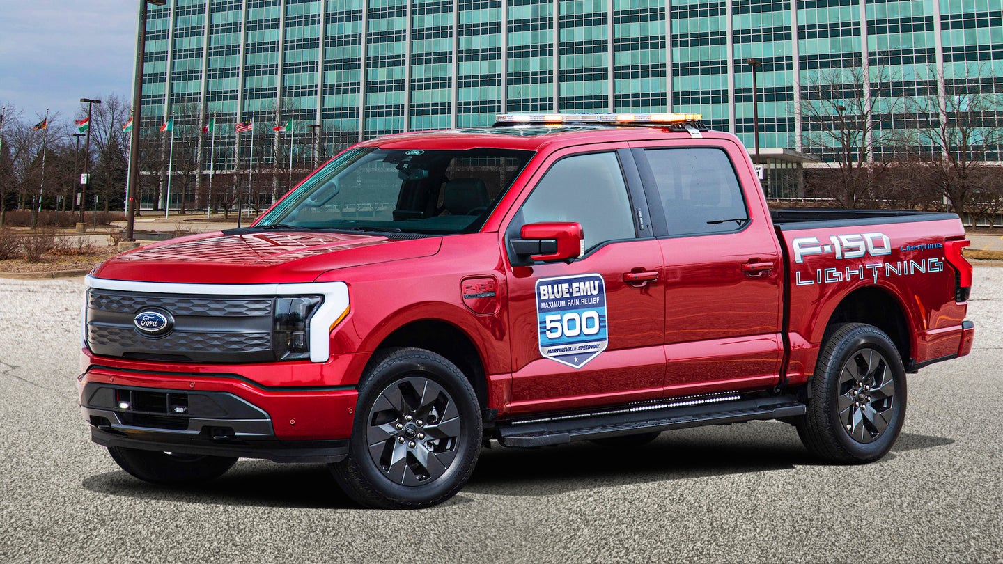 The Ford F-150 Lightning Is on NASCAR Pace Car Duty This Weekend