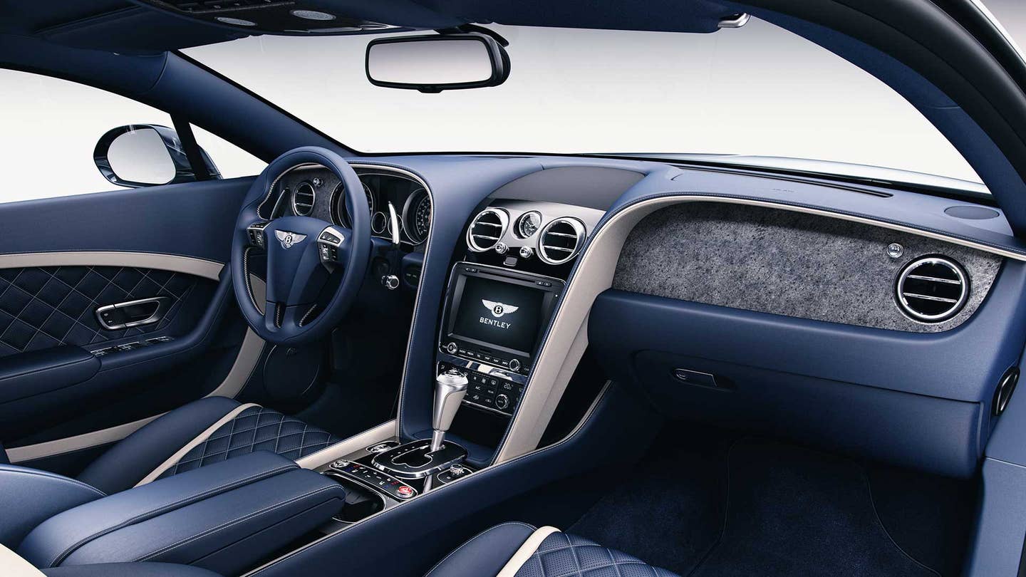 Bentley Will Sell You a Rock-Lined Interior