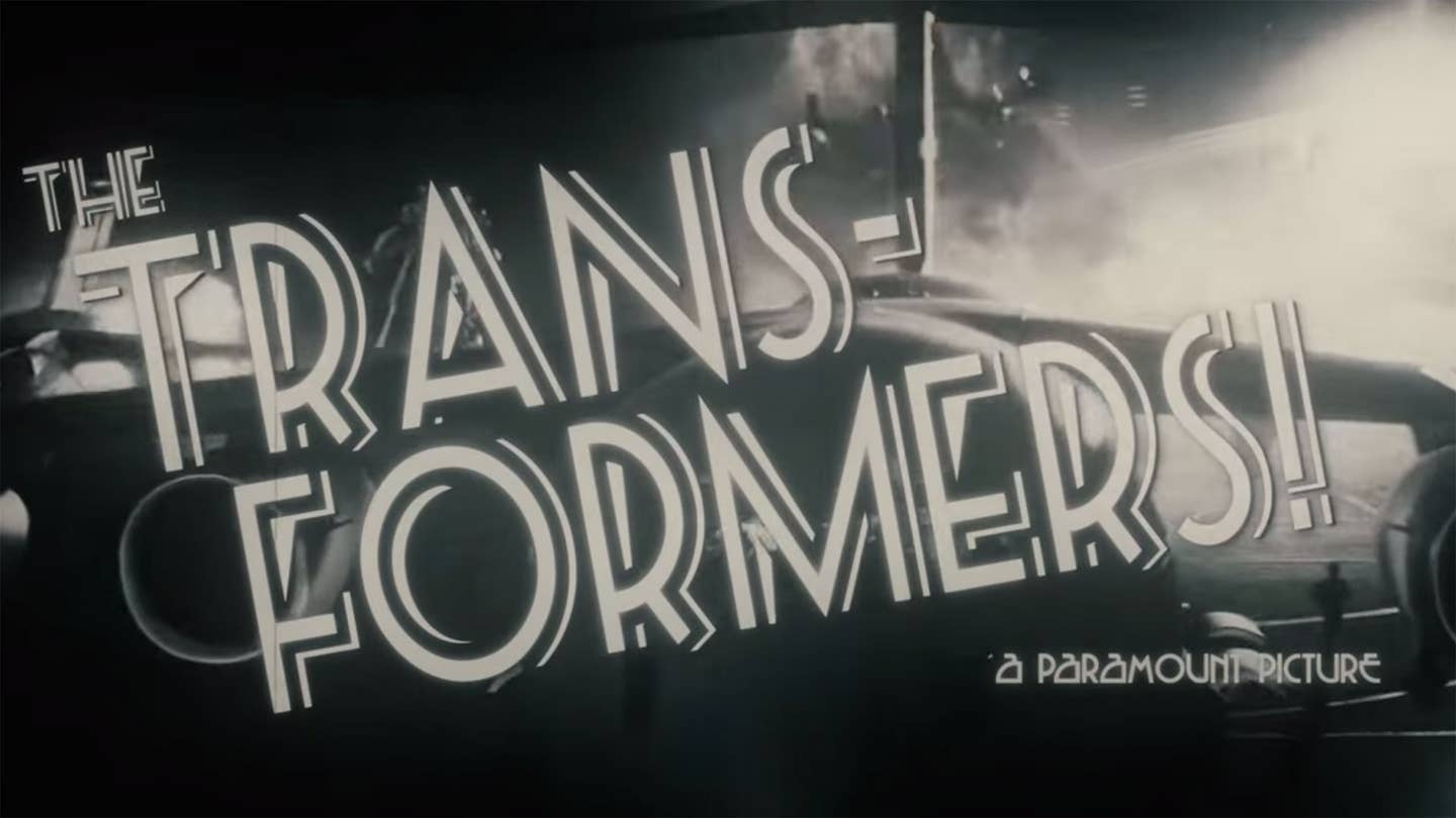 Transformers Reimagined as a Fifties Monster B-Movie