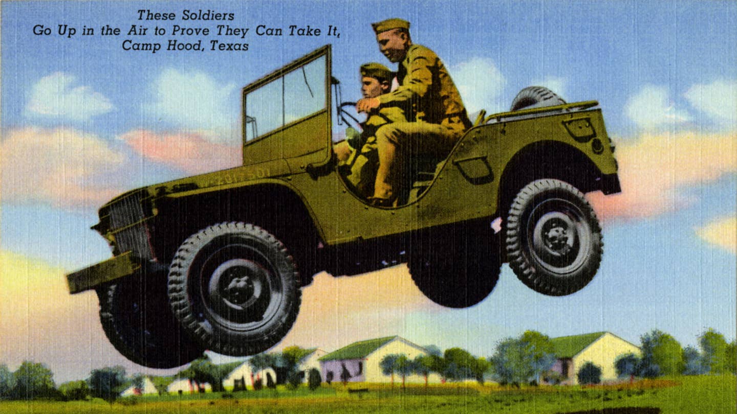 How Much Air Can One Get in a Willys Jeep?