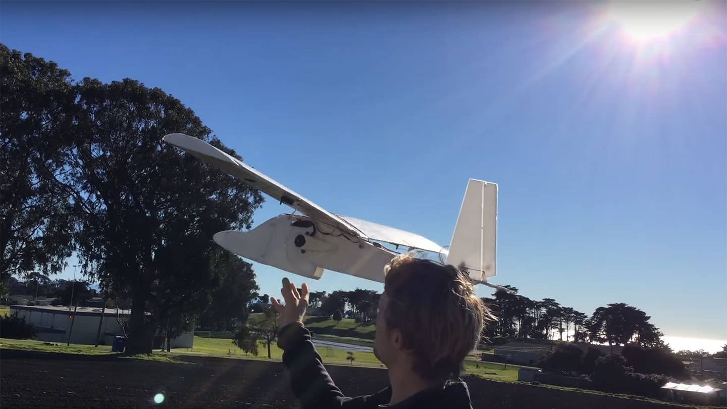 Video: Student Transforms Scrap Into High-Flying Model Plane