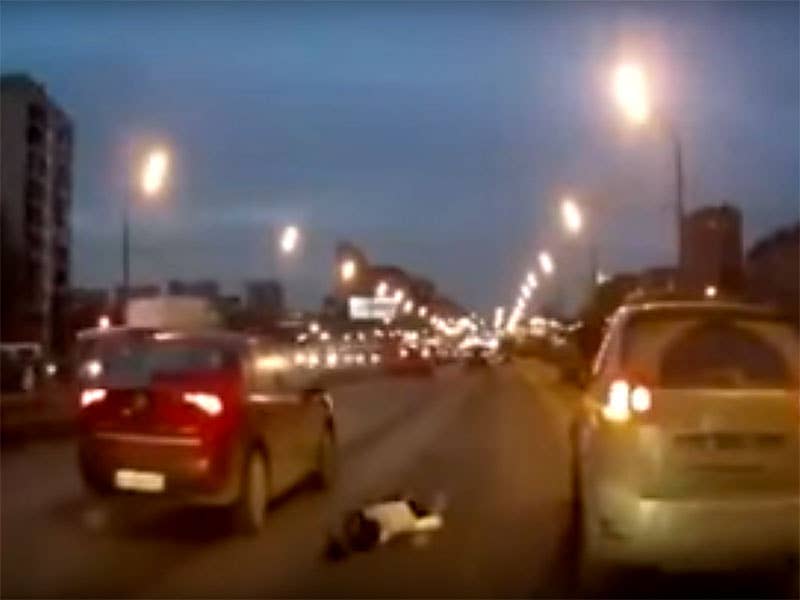 Russian Lexus Driver Gets Bitten by Sleep Bug at Worst Time