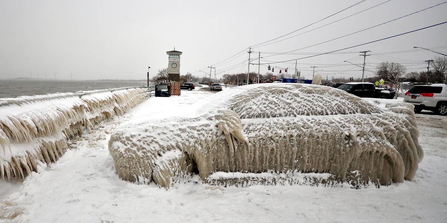Lake Erie’s Frozen Mitsubishi Is Free