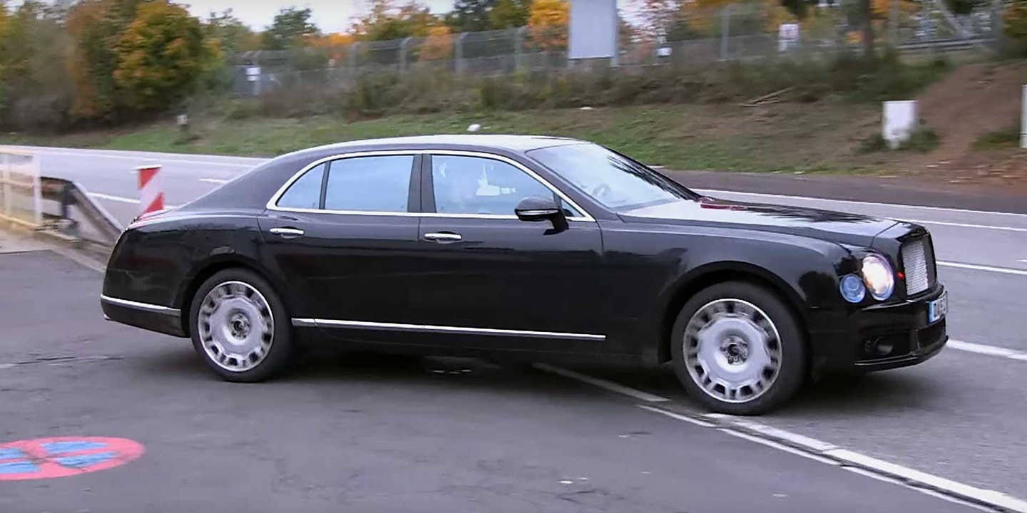 Extended Wheelbase Bentley Mulsanne Spied at Nürburgring