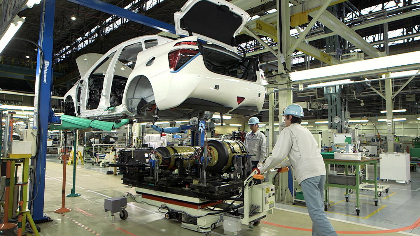 Gas Explosion Halts Toyota’s Production