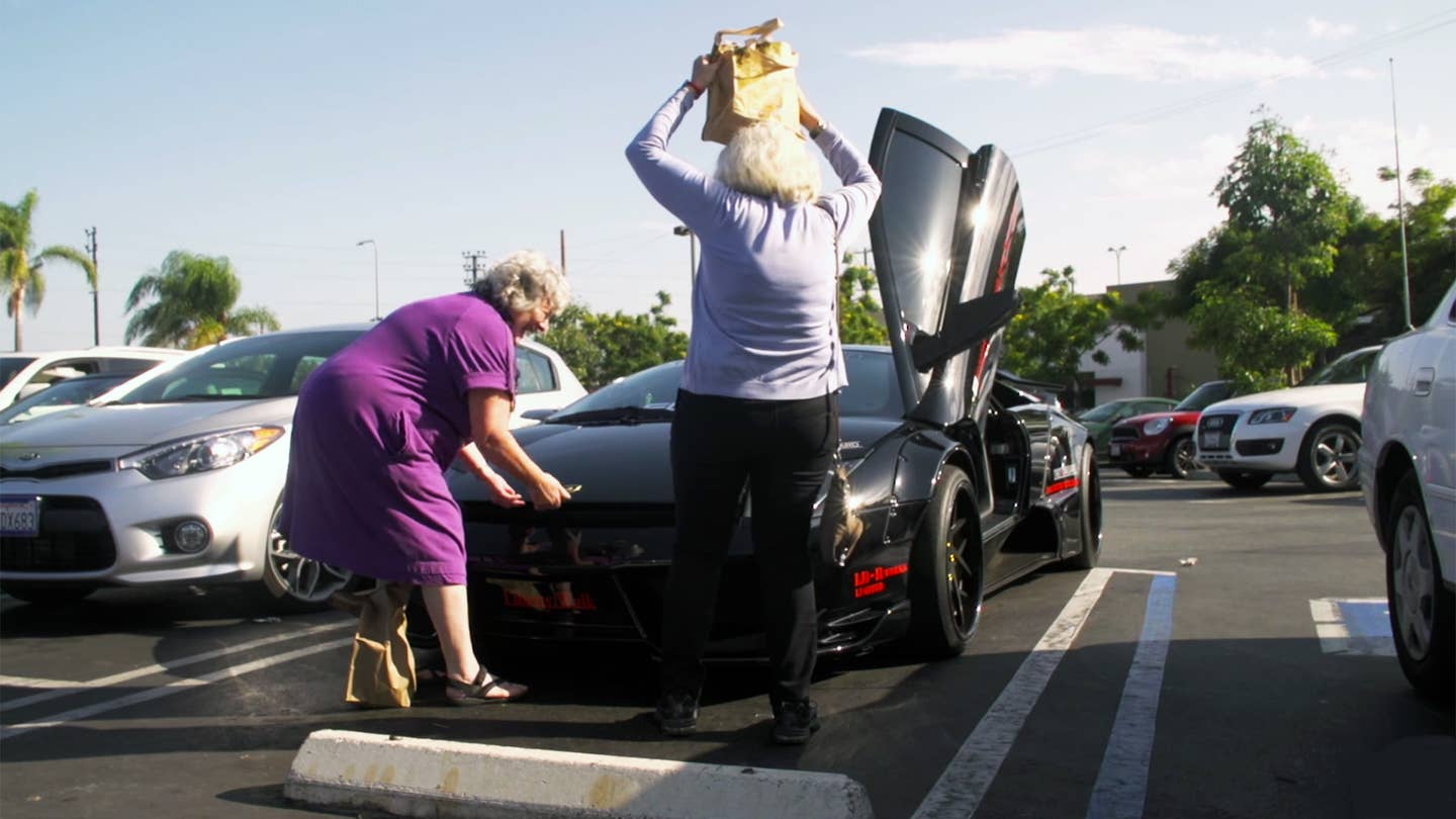 Watch Two Grandmas Take a Tuned Lamborghini Murcielago For a Spin