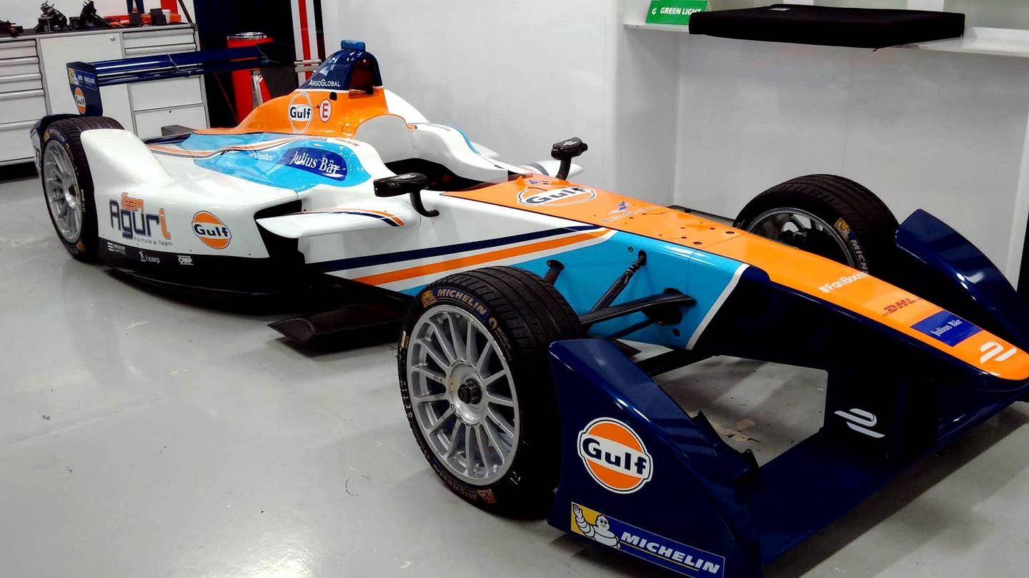 Gulf Oil Will Sponsor an All-Electric Formula E Racecar