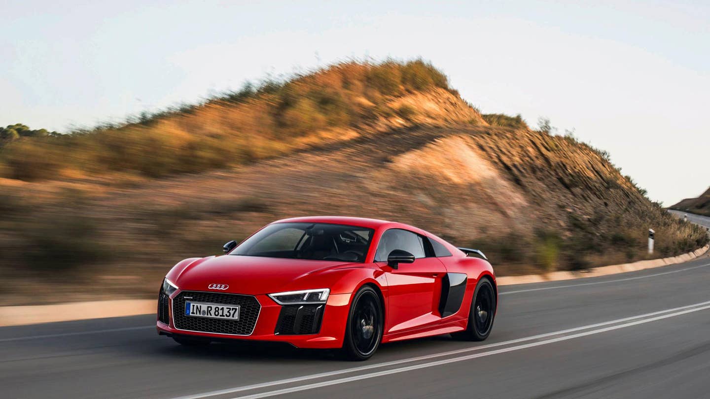 Audi Preparing an R8 with a 450-HP Twin-Turbo V6