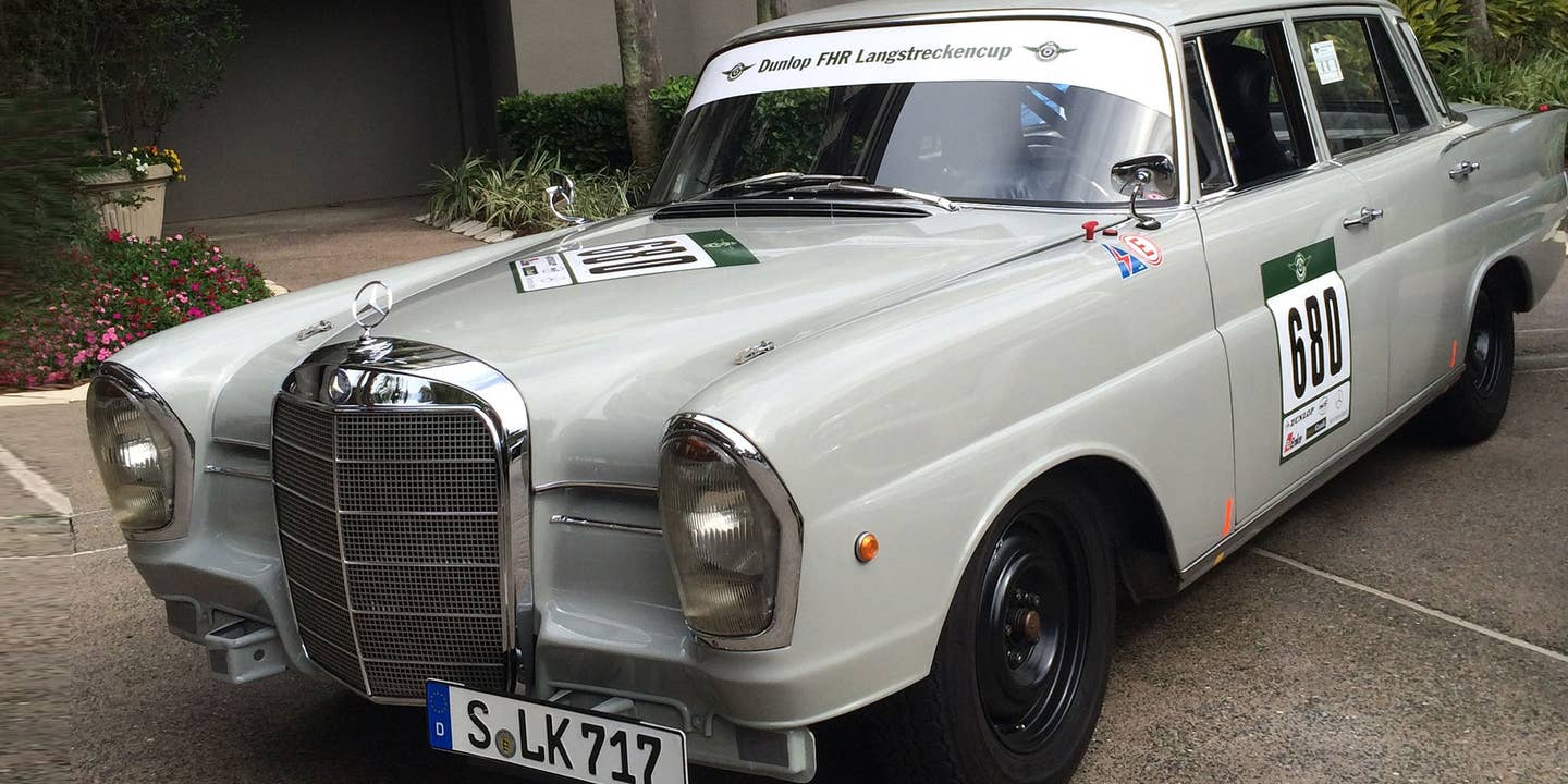 Driving a Vintage, Rally-Prepped Mercedes-Benz 1963 220SEb