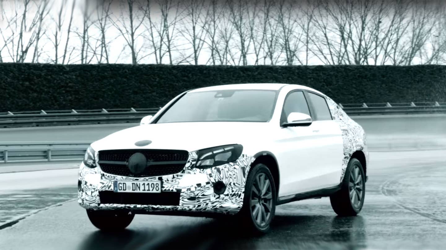 Mercedes-Benz GLC Coupe Shakes Its Butt Ahead of NY Auto Show