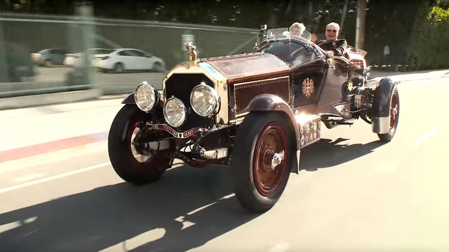 Jay Leno Drives the 1915 LaBestioni Rusty, the World’s Sexiest Hotrod Firetruck