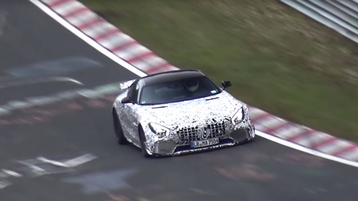 Mercedes-AMG GT-R Caught Hot-Lapping the Nürburgring