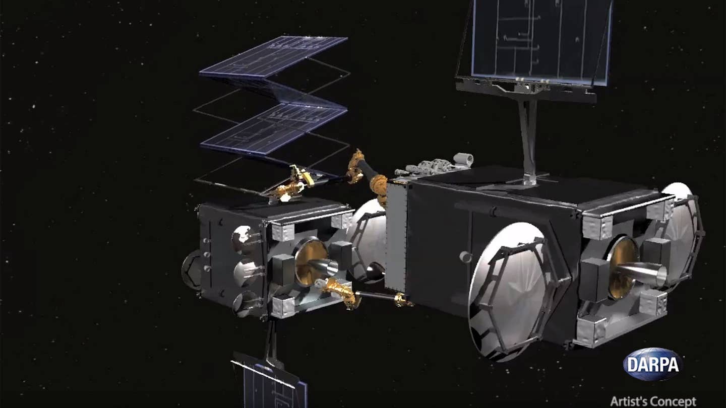 DARPA Working on a Robot That Will Fix Satellites in Space