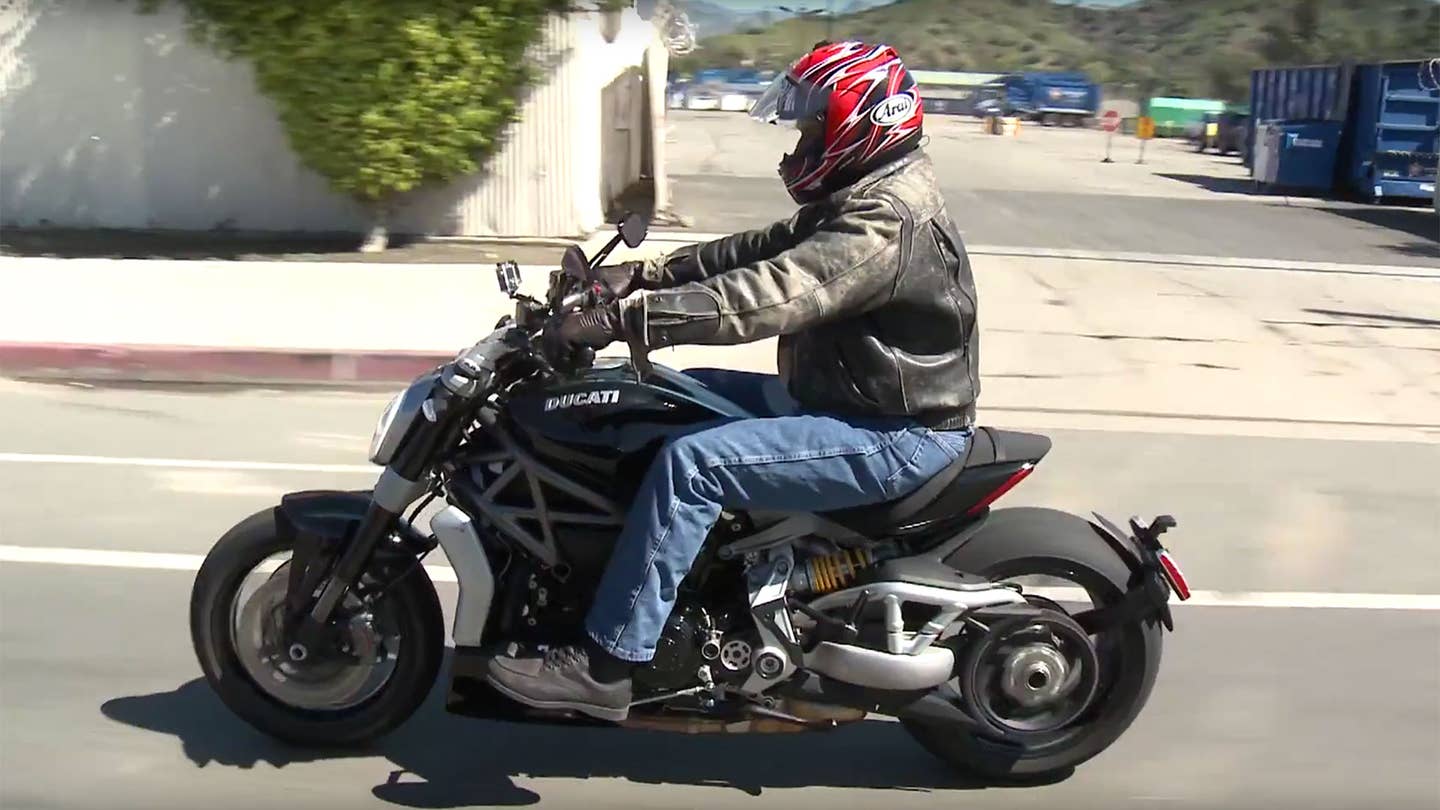 Jay Leno and a Ducati XDiavel S Take to the Canyons
