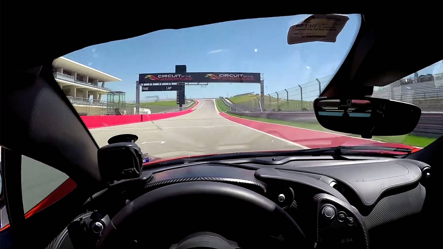 Watch a McLaren P1 Blast Around Circuit of the Americas, From Inside the Cockpit