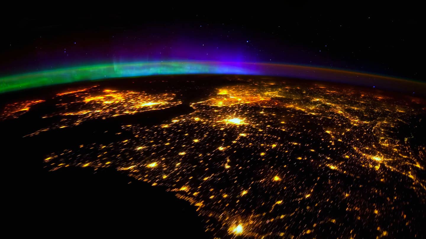 NASA Video of the Aurora Borealis from Space Is Otherworldly