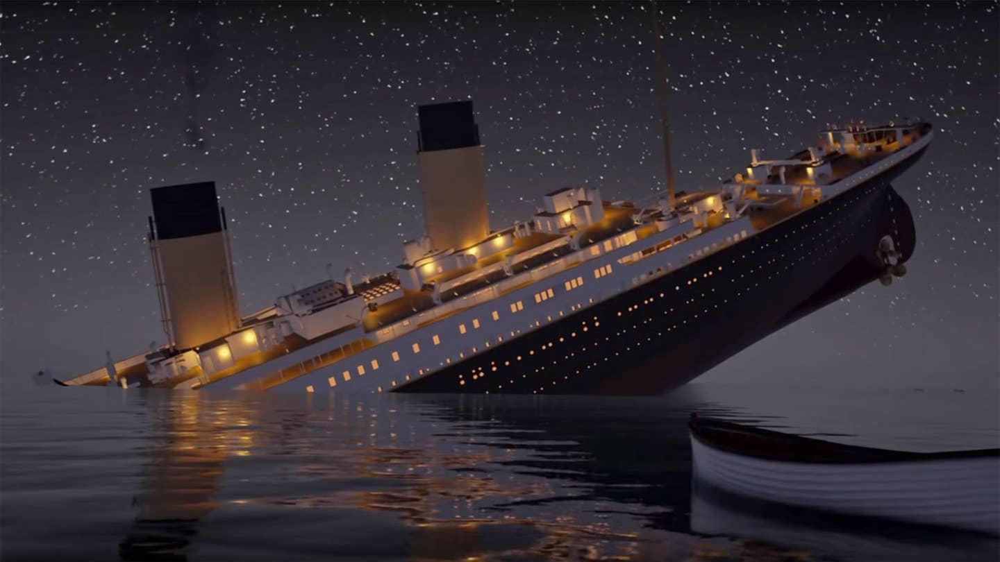 Watch This Virtual <em>Titanic</em> Sink in Real Time