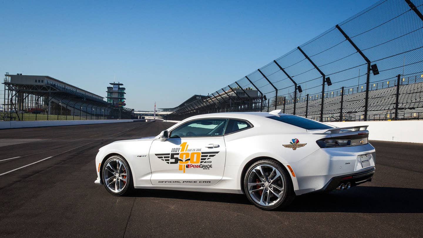 Chevy Camaro SS is the 2016 Indianapolis 500 Pace Car