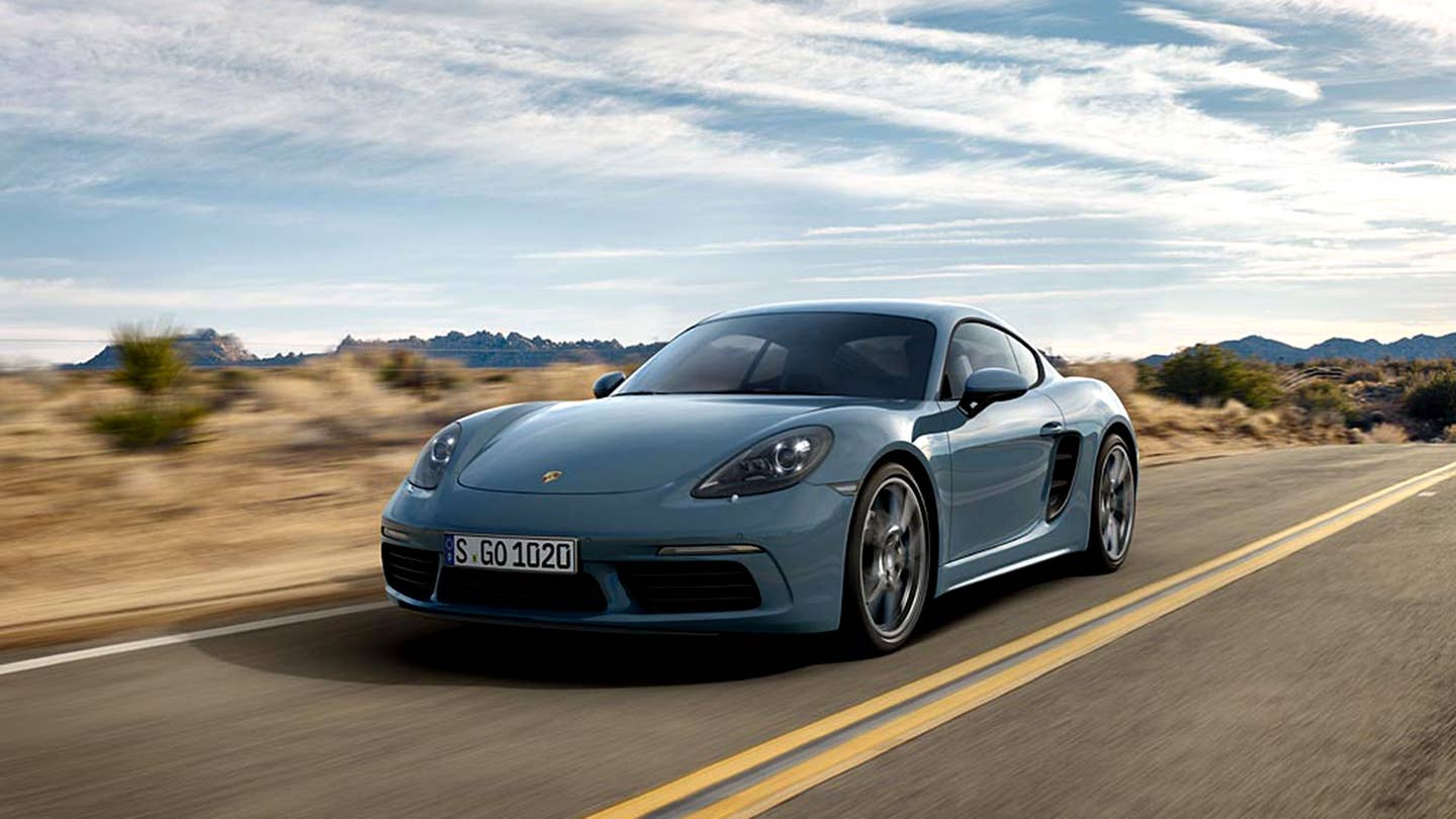 Porsche 718 Cayman Is Your New Turbocharged, Tin-Top Sports Car