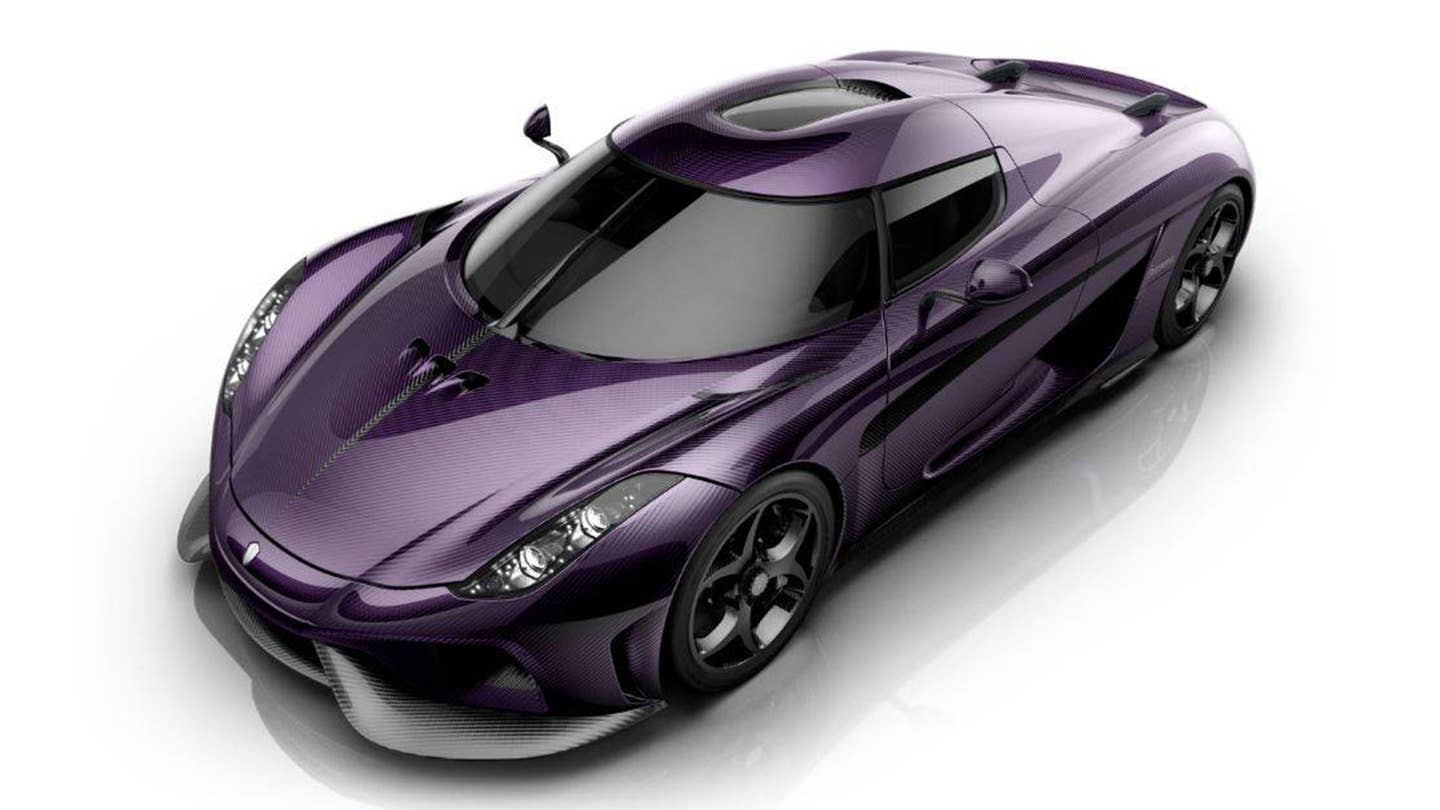 Koenigsegg’s Prince-Inspired Purple Regera Is Perfection