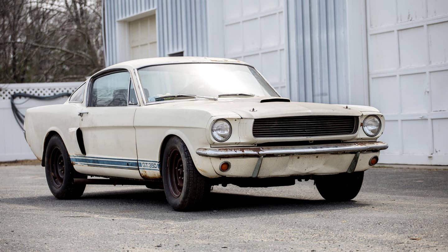 This Beater &#8217;66 Shelby GT350 Is a Dusty Diamond—For $100,000